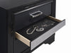 Miranda 2-drawer Nightstand Tray Black - Home Discount Furniture - NJ-linden