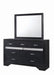 Miranda 7-drawer Dresser Black and Rhinestone - Home Discount Furniture - NJ-linden