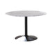 Bartole Round Dining Table White and Matte Black - Home Discount Furniture - NJ-linden