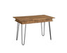 Sheeran Writing Desk with 4 Hidden Storages Rustic Amber - Home Discount Furniture - NJ-linden