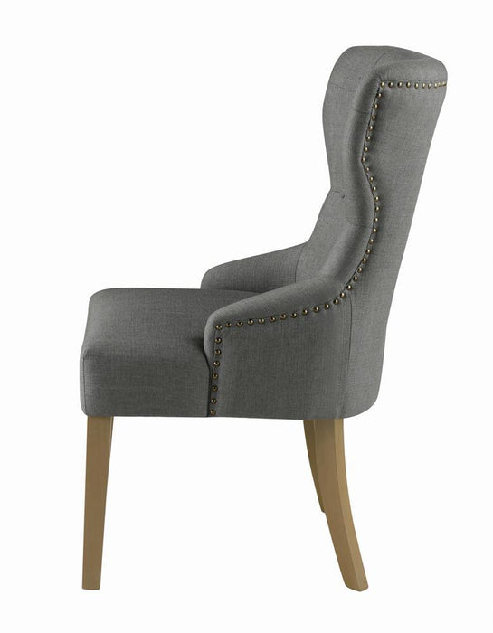 Baney Tufted Upholstered Dining Chair Grey - Home Discount Furniture - NJ-linden