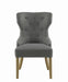 Baney Tufted Upholstered Dining Chair Grey - Home Discount Furniture - NJ-linden
