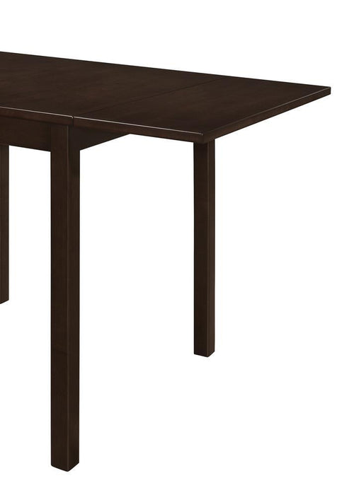 Kelso Rectangular Dining Table with Drop Leaf Cappuccino - Home Discount Furniture - NJ-linden