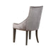 Phelps Upholstered Demi Wing Chairs Grey (Set of 2) - Home Discount Furniture - NJ-linden