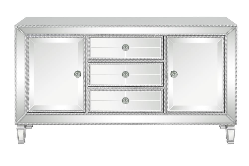Leticia 3-drawer Accent Cabinet Silver - Home Discount Furniture - NJ-linden