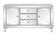 Leticia 3-drawer Accent Cabinet Silver - Home Discount Furniture - NJ-linden