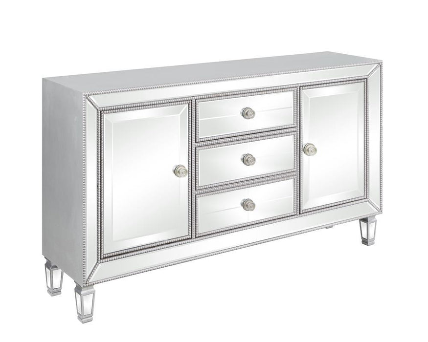 Leticia 3-drawer Accent Cabinet Silver - Home Discount Furniture - NJ-linden