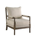 Blanchett Cushion Back Accent Chair Beige and Natural - Home Discount Furniture - NJ-linden