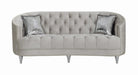 Avonlea Sloped Arm Tufted Sofa Grey - Home Discount Furniture - NJ-linden