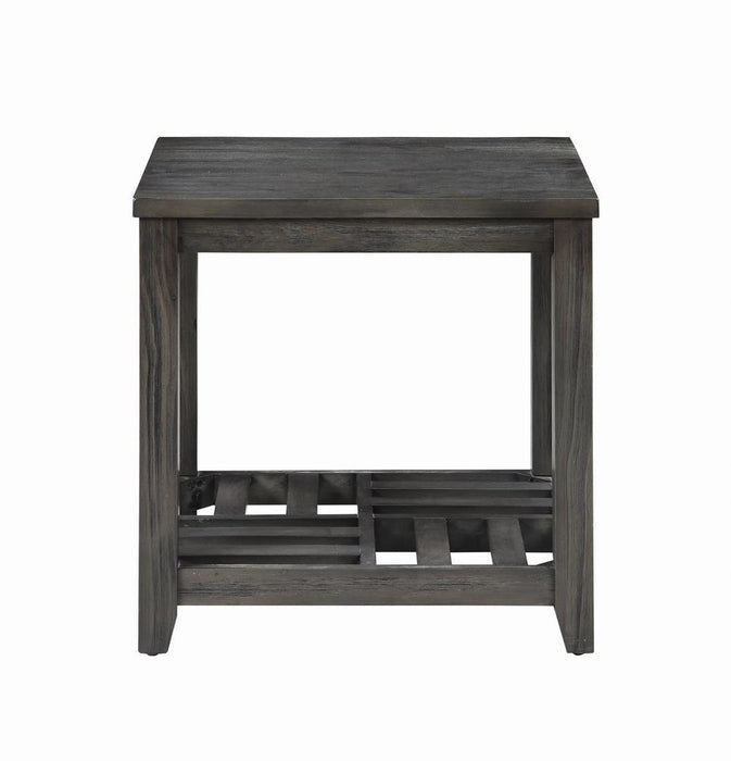 Cliffview 1-shelf Rectangular End Table Grey - Home Discount Furniture - NJ-linden
