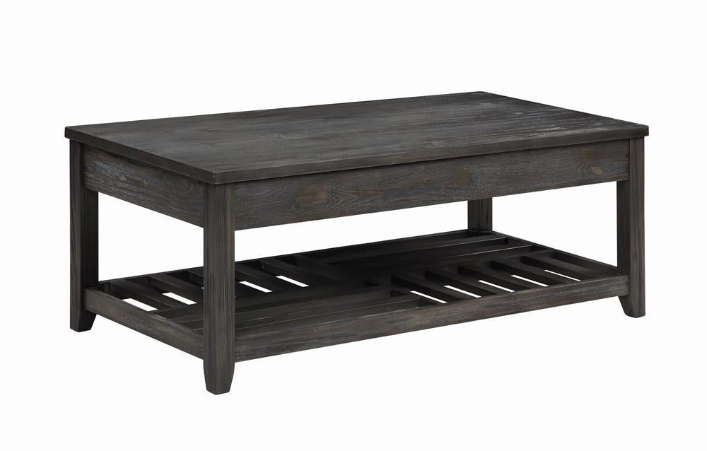 Cliffview Lift Top Coffee Table with Storage Cavities Grey - Home Discount Furniture - NJ-linden