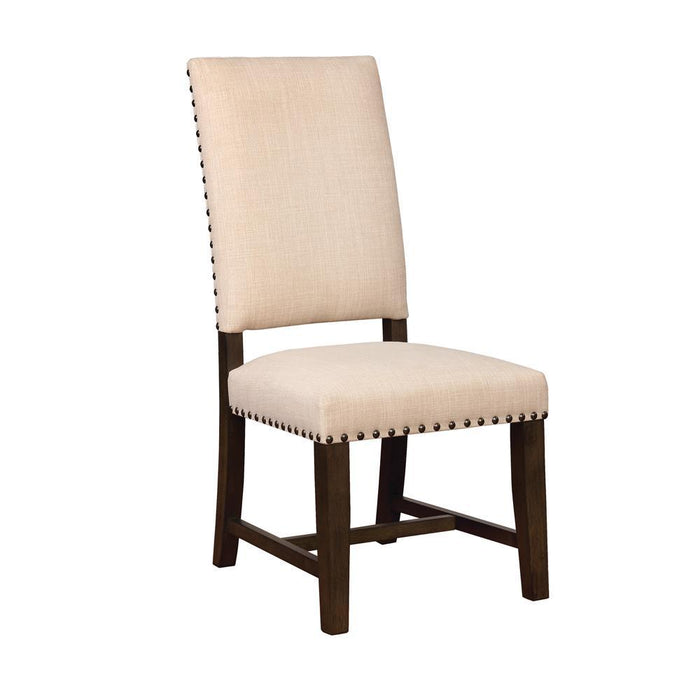 Twain Upholstered Side Chairs Beige (Set of 2) - Home Discount Furniture - NJ-linden