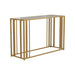 Adri Metal Frame Sofa Table Matte Brass - Home Discount Furniture - NJ-linden