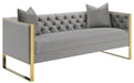Eastbrook Tufted Back Sofa Grey - Home Discount Furniture - NJ-linden