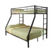Hayward Twin Over Full Bunk Bed Black - Home Discount Furniture - NJ-linden