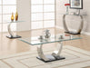 Pruitt Rectangular Sofa Table Satin - Home Discount Furniture - NJ-linden