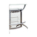 Dallas 2-shelf Home Bar Silver and Frosted Glass - Home Discount Furniture - NJ-linden