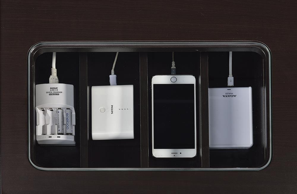 Halston Rectangular Connect-it Office Desk Cappuccino - Home Discount Furniture - NJ-linden