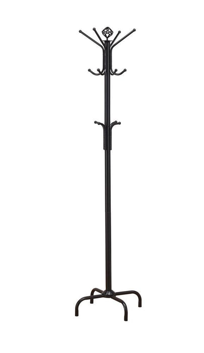 Collier 12-hook Coat Rack Black - Home Discount Furniture - NJ-linden