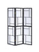Damis 3-panel Folding Floor Screen Black and White - Home Discount Furniture - NJ-linden