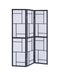 Damis 3-panel Folding Floor Screen Black and White - Home Discount Furniture - NJ-linden