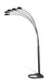 Kayd 5-light Floor Lamp Satin Black - Home Discount Furniture - NJ-linden
