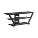 Donlyn 2-tier TV Console Black - Home Discount Furniture - NJ-linden