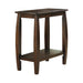 Raphael 1-shelf Chairside Table Cappuccino - Home Discount Furniture - NJ-linden