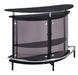 Amarillo 2-tier Bar Unit Black and Chrome - Home Discount Furniture - NJ-linden