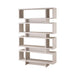 Reid 4-tier Open Back Bookcase White - Home Discount Furniture - NJ-linden