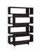 Reid 4-tier Open Back Bookcase Cappuccino - Home Discount Furniture - NJ-linden