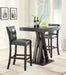 Freda Double X-shaped Base Square Bar Table Cappuccino - Home Discount Furniture - NJ-linden