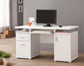Tracy 2-drawer Computer Desk White - Home Discount Furniture - NJ-linden