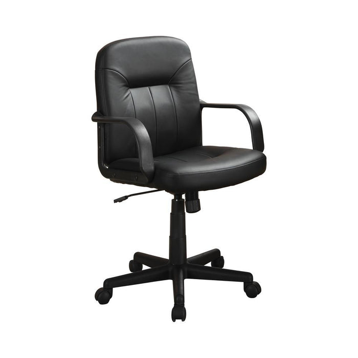 Minato Adjustable Height Office Chair Black - Home Discount Furniture - NJ-linden