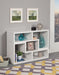 Velma Convertible TV Console and Bookcase White - Home Discount Furniture - NJ-linden