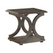 Shelly C-shaped Base End Table Cappuccino - Home Discount Furniture - NJ-linden