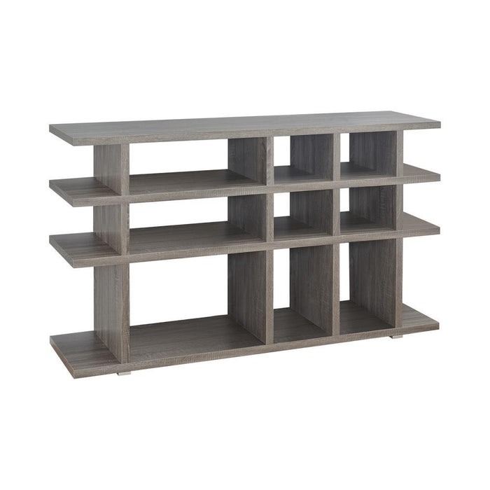 Santos 3-tier Bookcase Weathered Grey - Home Discount Furniture - NJ-linden