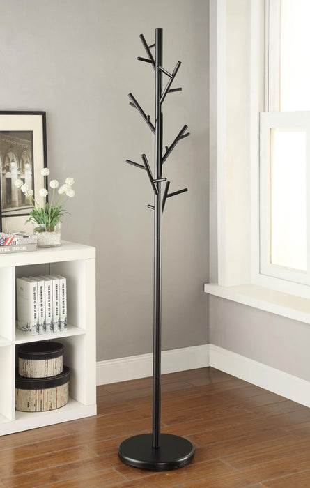 Clover 18-Hook Coat Rack Black - Home Discount Furniture - NJ-linden