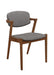 Malone Dining Side Chairs Grey and Dark Walnut (Set of 2) - Home Discount Furniture - NJ-linden
