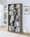Theo 10-shelf Bookcase Weathered Grey - Home Discount Furniture - NJ-linden