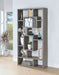 Howie 10-shelf Bookcase Weathered Grey - Home Discount Furniture - NJ-linden