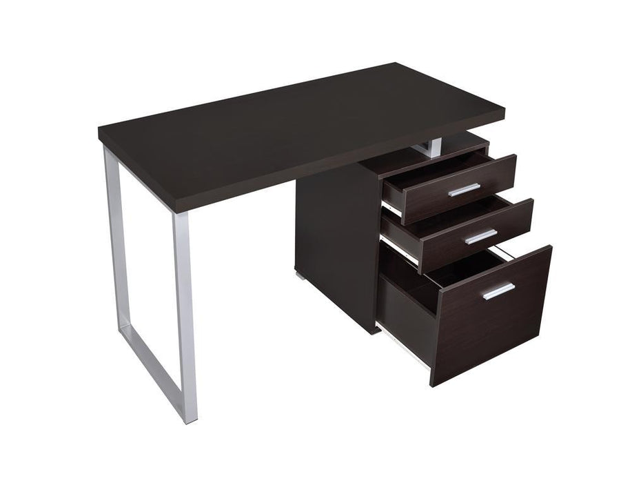 Brennan 3-drawer Office Desk Cappuccino - Home Discount Furniture - NJ-linden