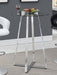Zanella Glass Top Bar Table Chrome - Home Discount Furniture - NJ-linden