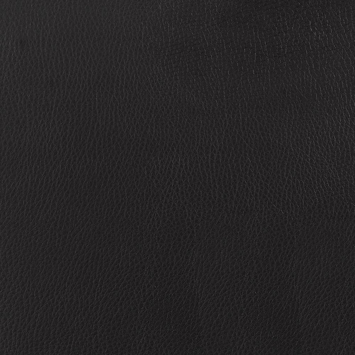 Bowman Round Upholstered Ottoman Black - Home Discount Furniture - NJ-linden