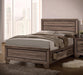 Kauffman Queen Panel Bed Washed Taupe - Home Discount Furniture - NJ-linden