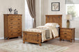 Brenner Twin Storage Bed Rustic Honey - Home Discount Furniture - NJ-linden