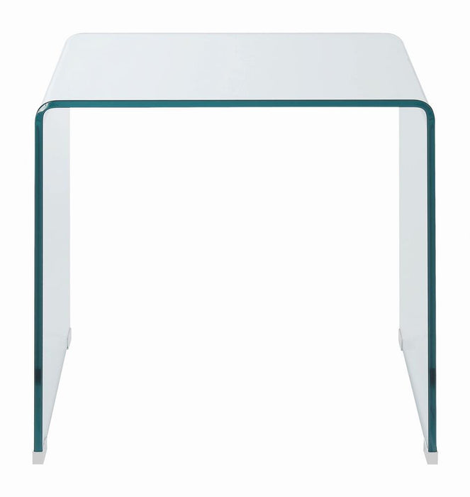 Ripley Square End Table Clear - Home Discount Furniture - NJ-linden