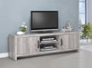 Burke 2-drawer TV Console Grey Driftwood - Home Discount Furniture - NJ-linden