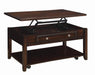 Bradford Rectangular Lift Top Coffee Table Walnut - Home Discount Furniture - NJ-linden