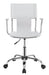 Himari Adjustable Height Office Chair White and Chrome - Home Discount Furniture - NJ-linden
